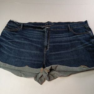 Old Navy Denim Shorts Women's 28 Plus Size Boyfriend Mid Rise 3”inseam NWOT
